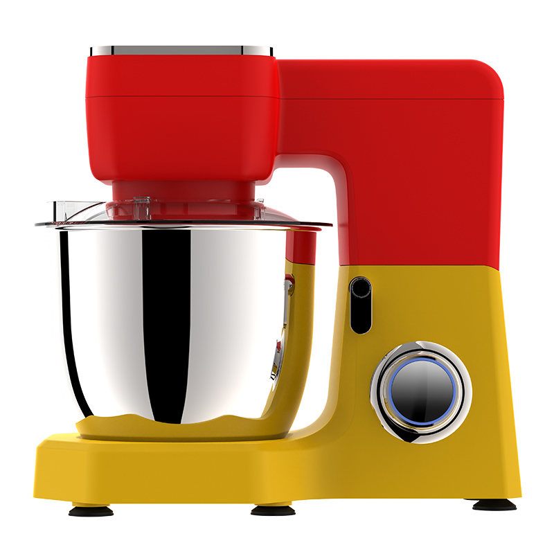 Compact Plastic Stand Mixer with Stainless Steel Bowl