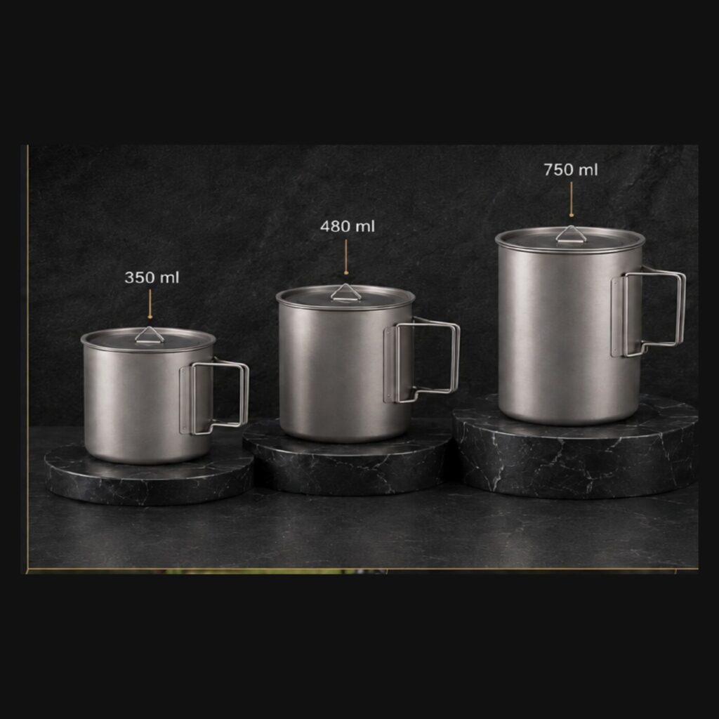 Pure Titanium Outdoor Cup Collection